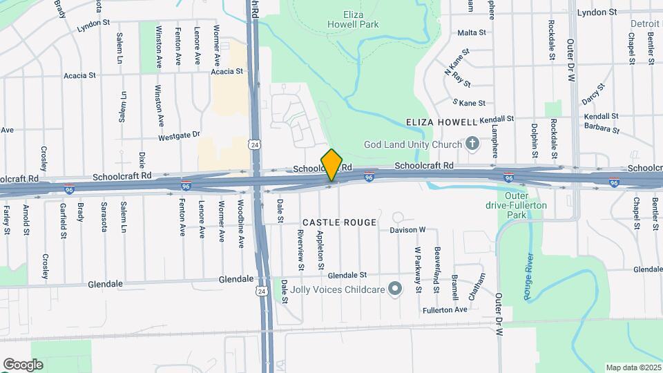 23632 Schoolcraft Rd Mapa y Detalles de la Ubicación