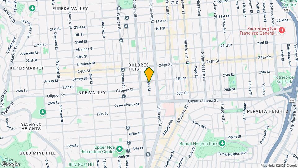 411 Fair Oaks St Map and Location Details