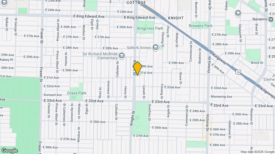 4736 Knight St Map and Location Details