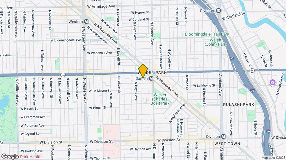 2032 W Pierce Ave Map and Location Details