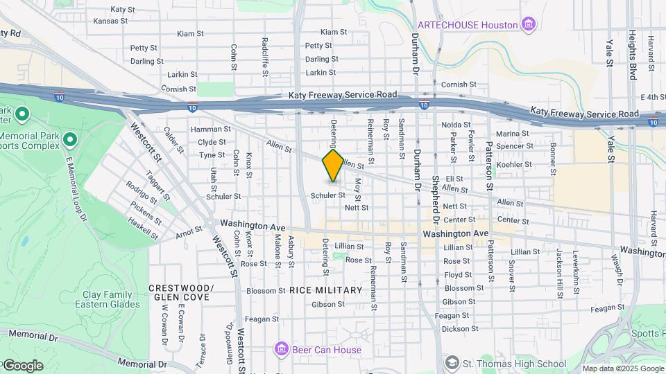 1307 Studer St Map and Location Details