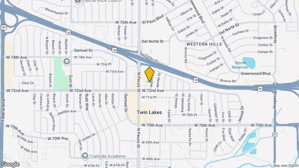 7231 Worley Dr Map and Location Details