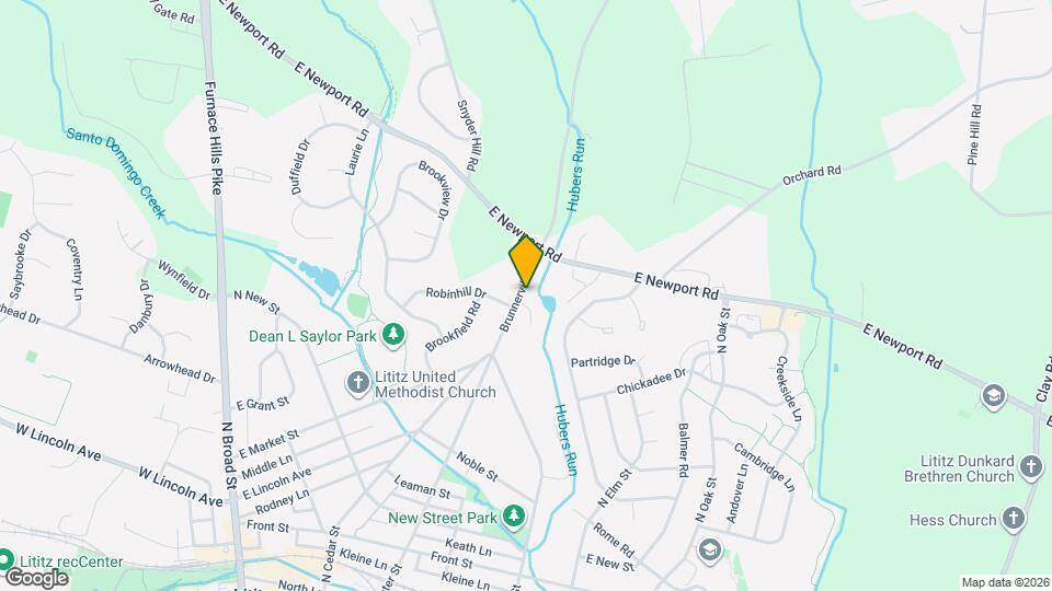 717 Brunnerville Rd Mapa y Detalles de la Ubicación