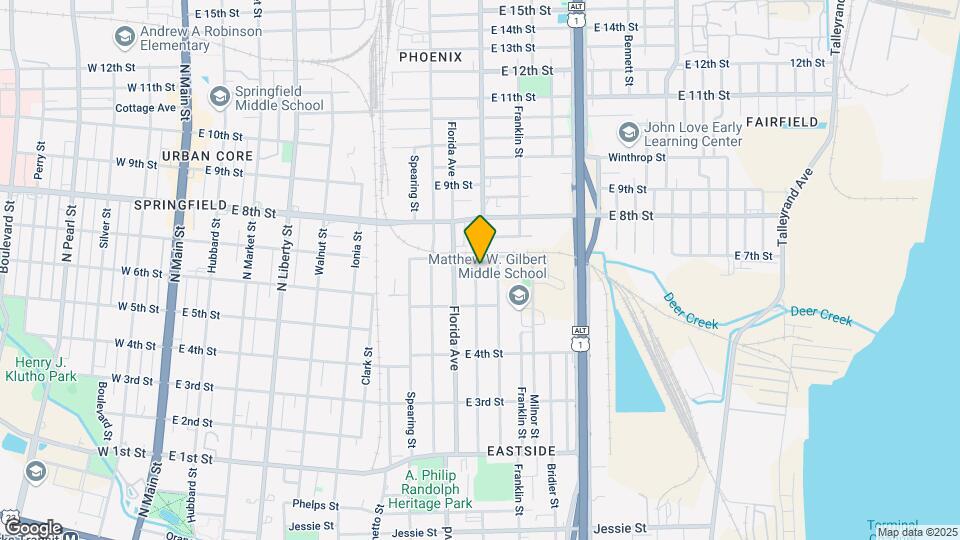 1559 Van Buren St Mapa y Detalles de la Ubicación