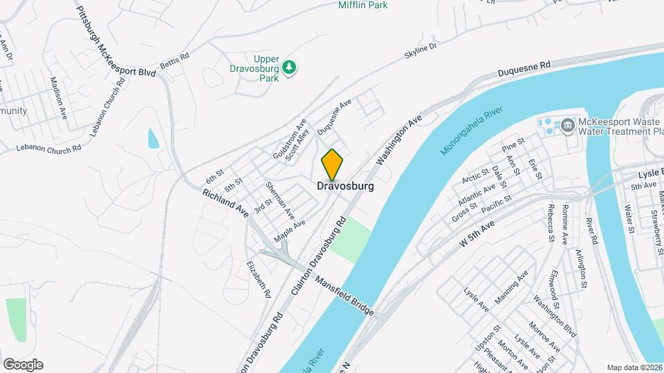 208-210-210 McClure St Map and Location Details