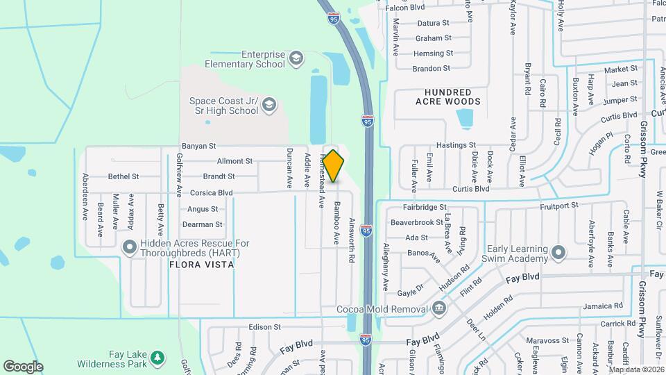 6574 Bamboo Ave Map and Location Details