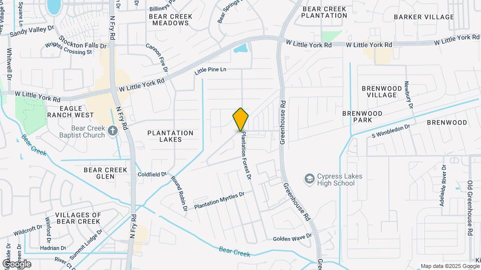 5847 Plantation Forest Dr Map and Location Details