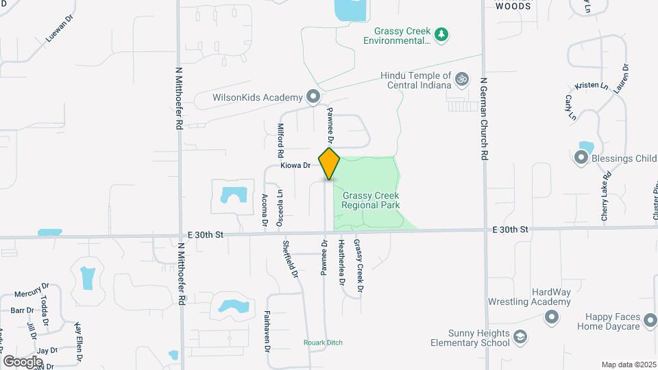 3107 Pawnee Dr Map and Location Details