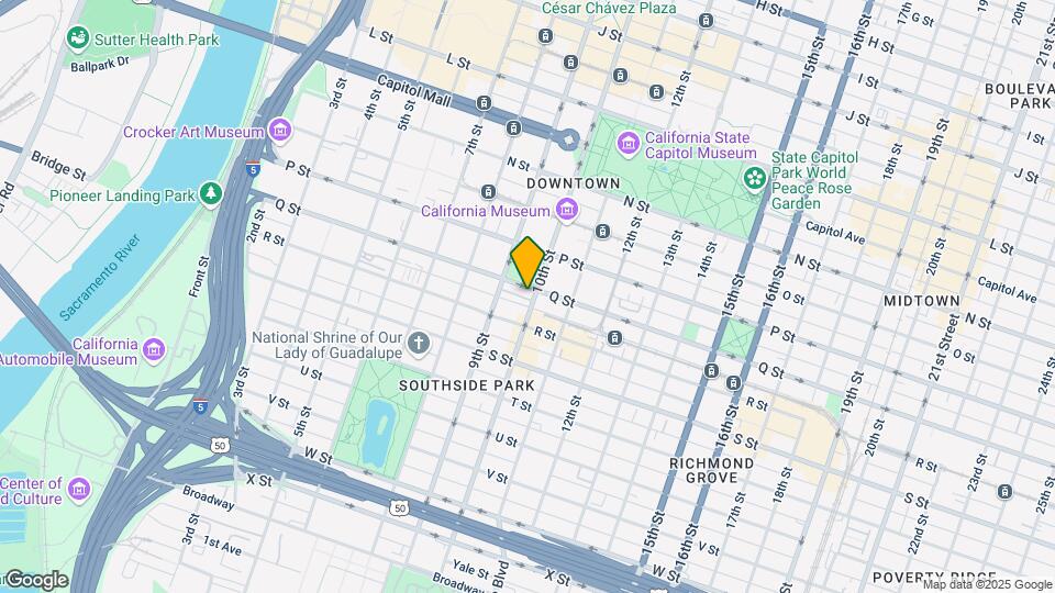 966 Q St Mapa y Detalles de la Ubicación