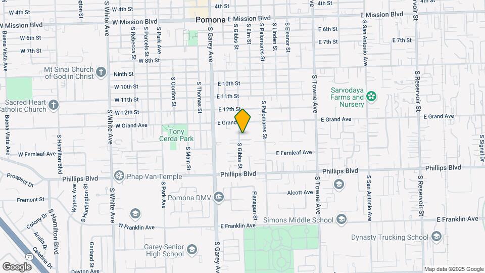 1346 S Gibbs St Map and Location Details