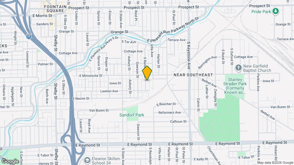 1727 S Randolph St Map and Location Details