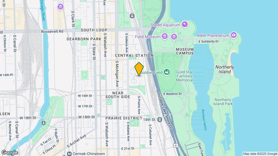 1511 S Prairie Ave, Unit 1 Map and Location Details