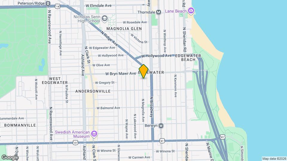 5555 N Magnolia Ave Mapa y Detalles de la Ubicación