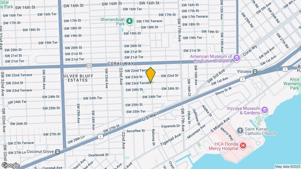 1900 SW 23rd Ter Mapa y Detalles de la Ubicación