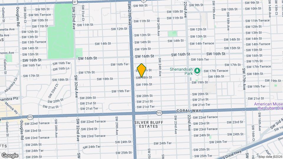 2536 SW 18th St Map and Location Details