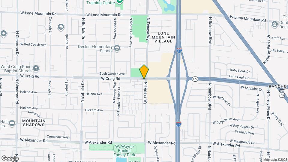 7204 Platinum Peak Ave Map and Location Details