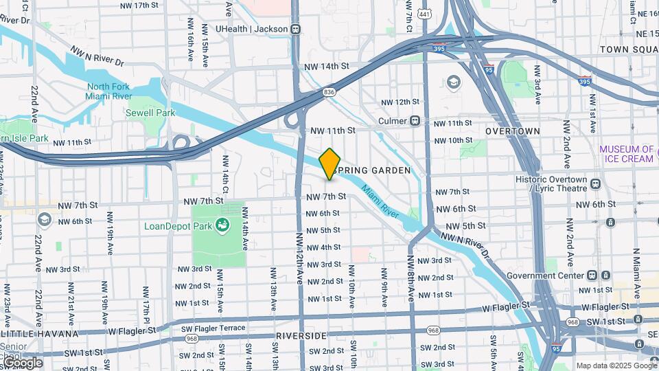 10X Miami River Apartments Mapa y Detalles de la Ubicación