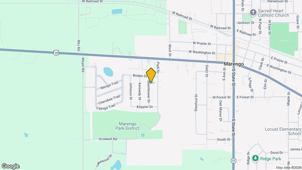489 Eisenhower St, Unit Lower Level Map and Location Details