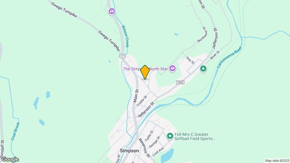 58 Owego St Map and Location Details