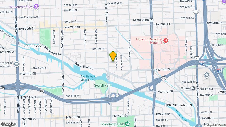 1628 NW 15th St, Unit 1628 Mapa y Detalles de la Ubicación