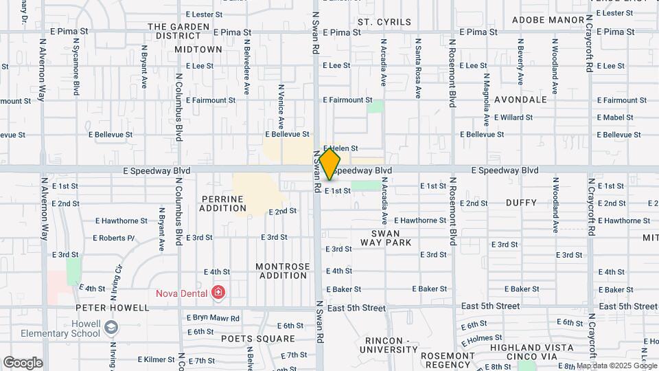 4723 E 1st St Mapa y Detalles de la Ubicación