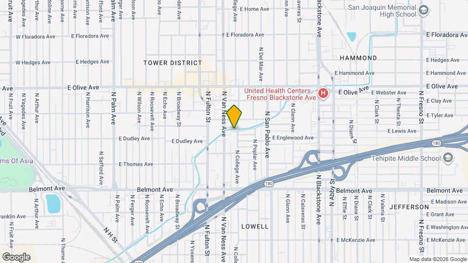 930 N Van Ness Ave Map and Location Details