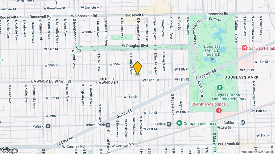 1550 S Homan Ave Map and Location Details
