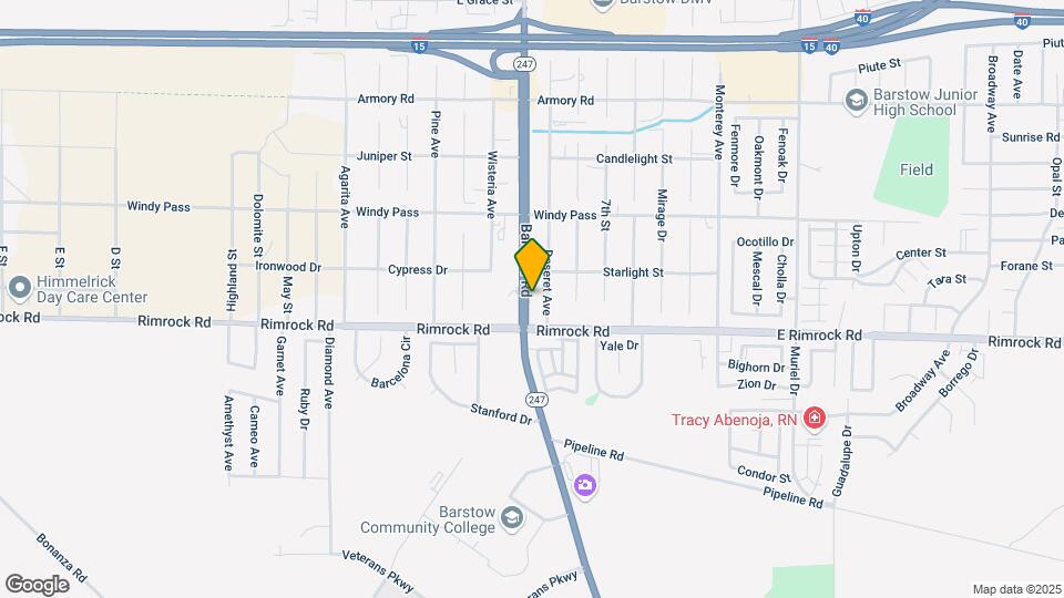 1351 Barstow Rd Map and Location Details