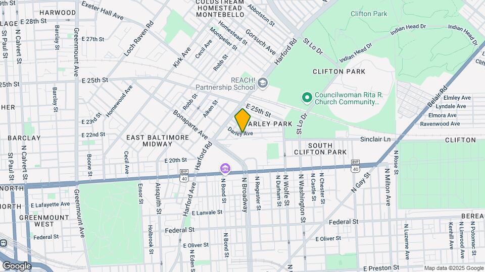 1639 Darley Ave Map and Location Details
