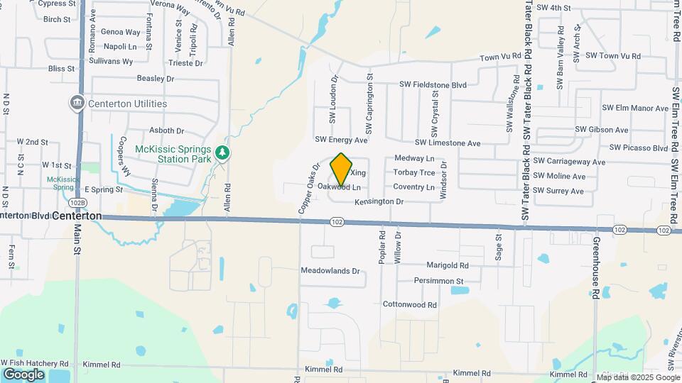 912 Oakwood Ln Map and Location Details