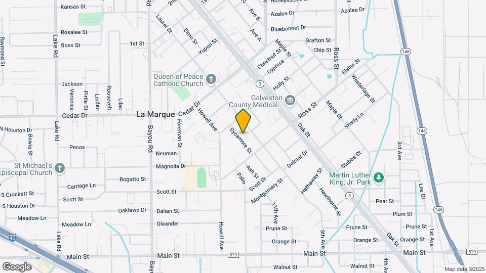 1027 Sycamore St Map and Location Details