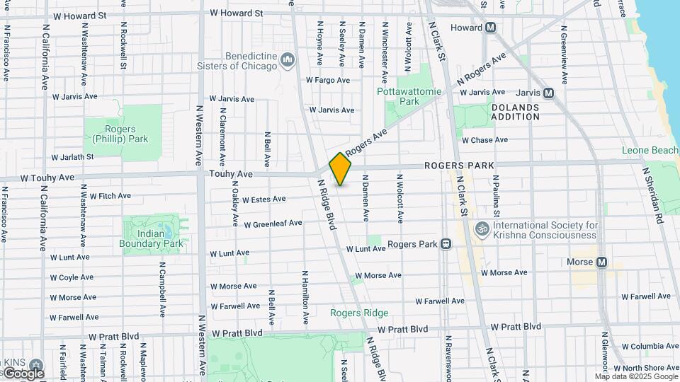 2038 W Estes Ave Map and Location Details