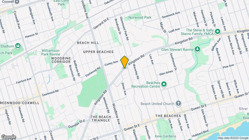 397 Kingston Rd Map and Location Details