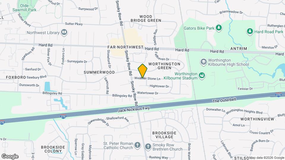 1817 Weather Stone Ln Mapa y Detalles de la Ubicación