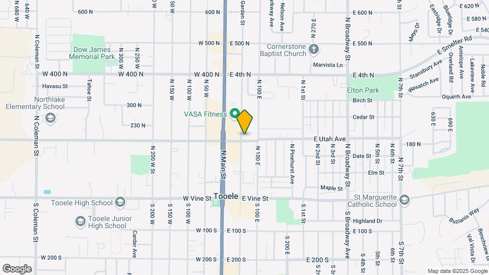 55 E Utah Ave Mapa y Detalles de la Ubicación