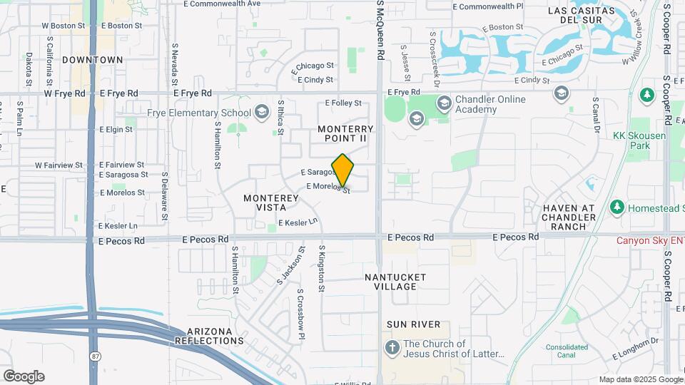 907 E Morelos St Mapa y Detalles de la Ubicación