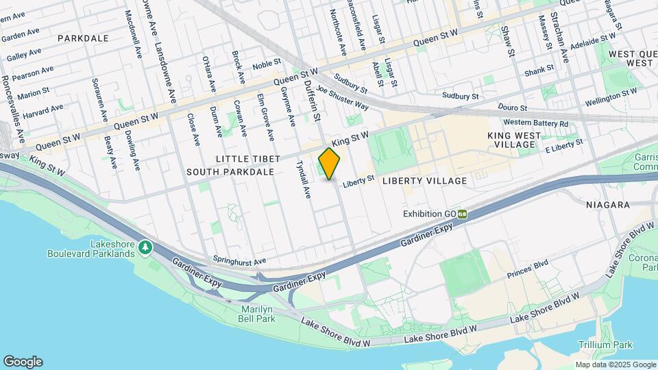 Lord Dufferin Apartments Map and Location Details
