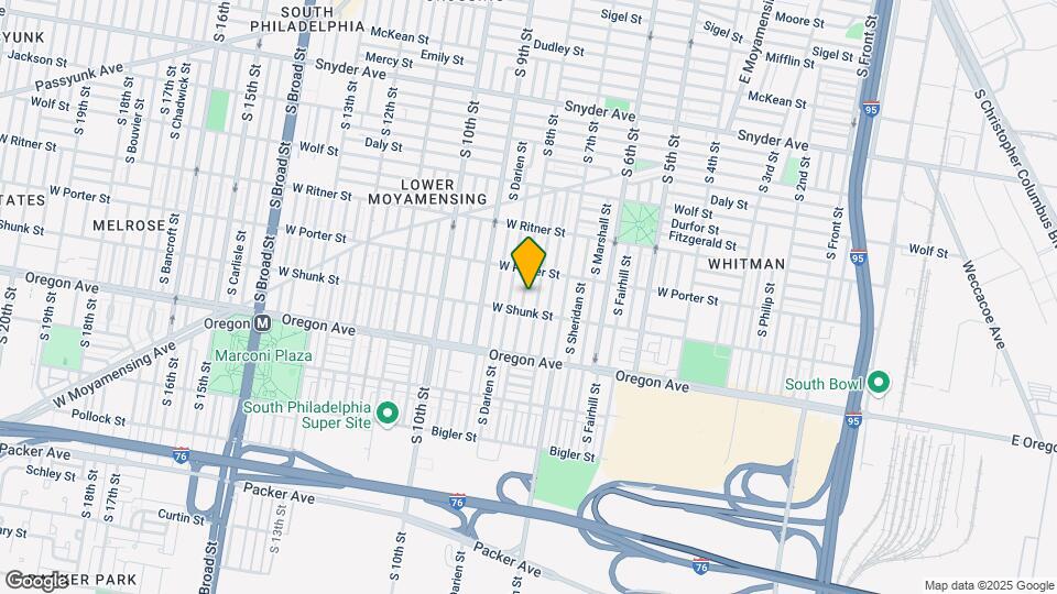 2535 S 8th St Map and Location Details