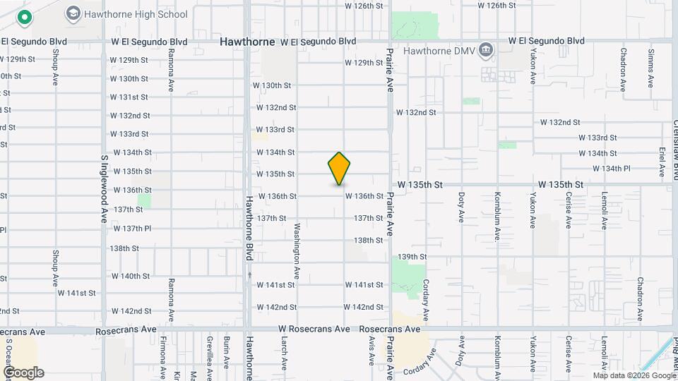 4113 W 136th St Map and Location Details