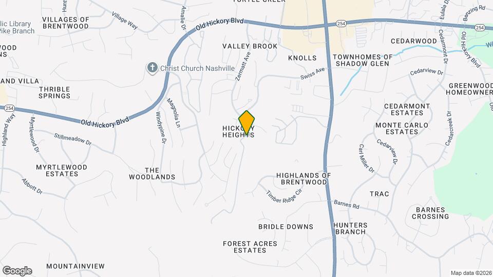 545 Swiss Ave Mapa y Detalles de la Ubicación