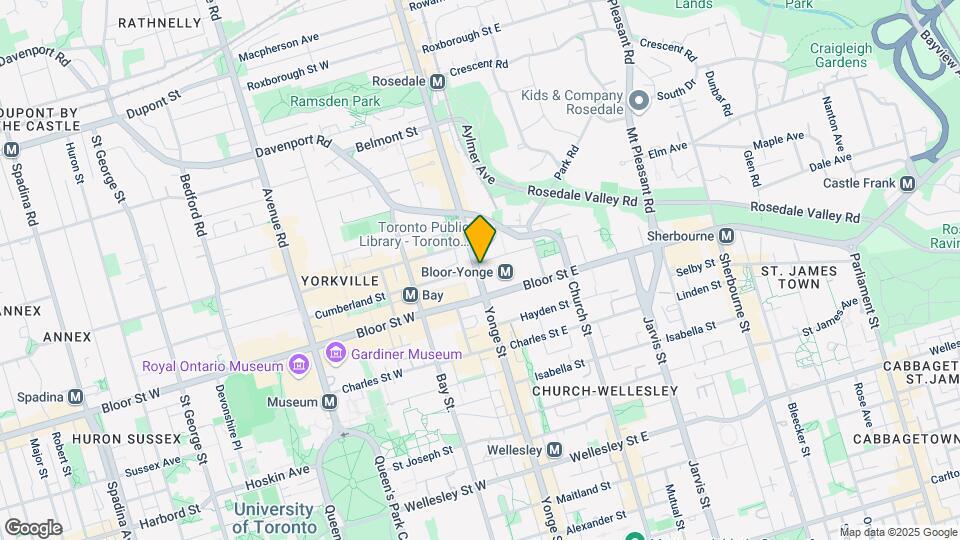 771-1771 Yonge St Map and Location Details