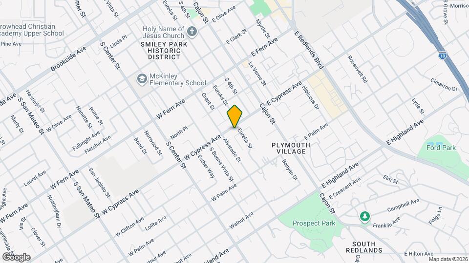 207 W Cypress Ave Map and Location Details