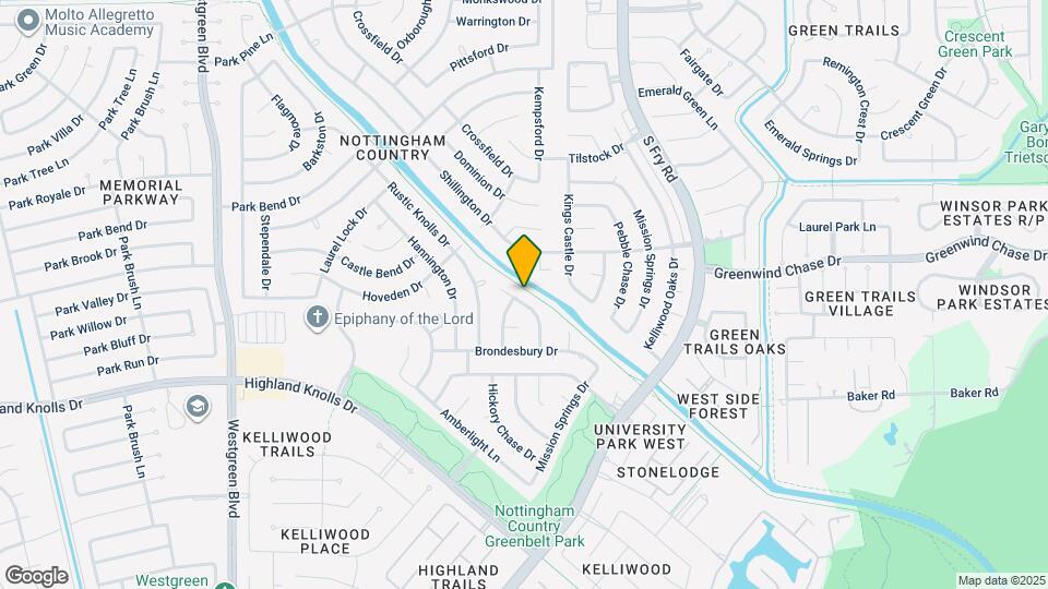 1603 Leatherwood Dr Map and Location Details