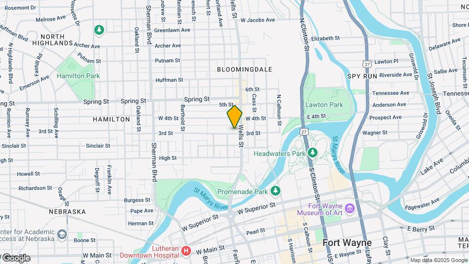 414 3rd St Map and Location Details