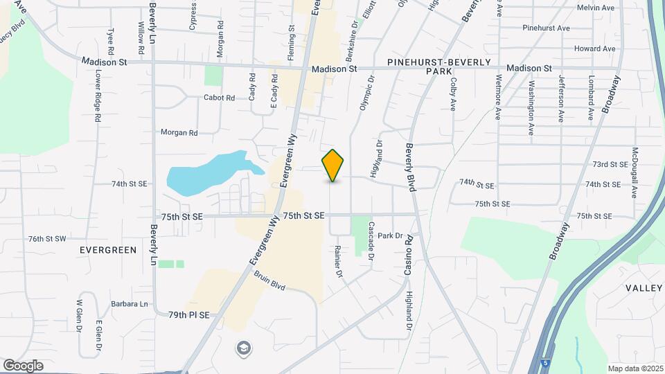 7329 Rainier Dr Mapa y Detalles de la Ubicación