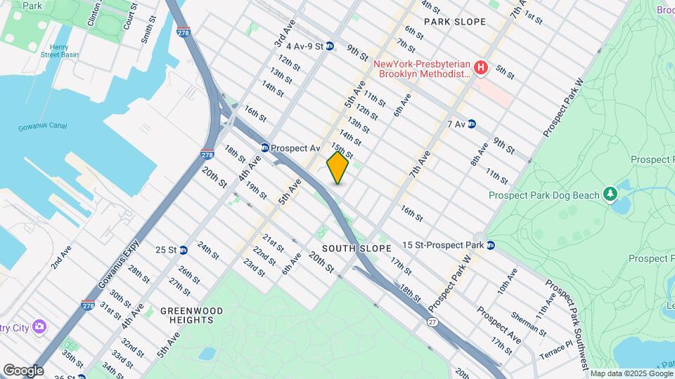 287 Prospect Ave Mapa y Detalles de la Ubicación