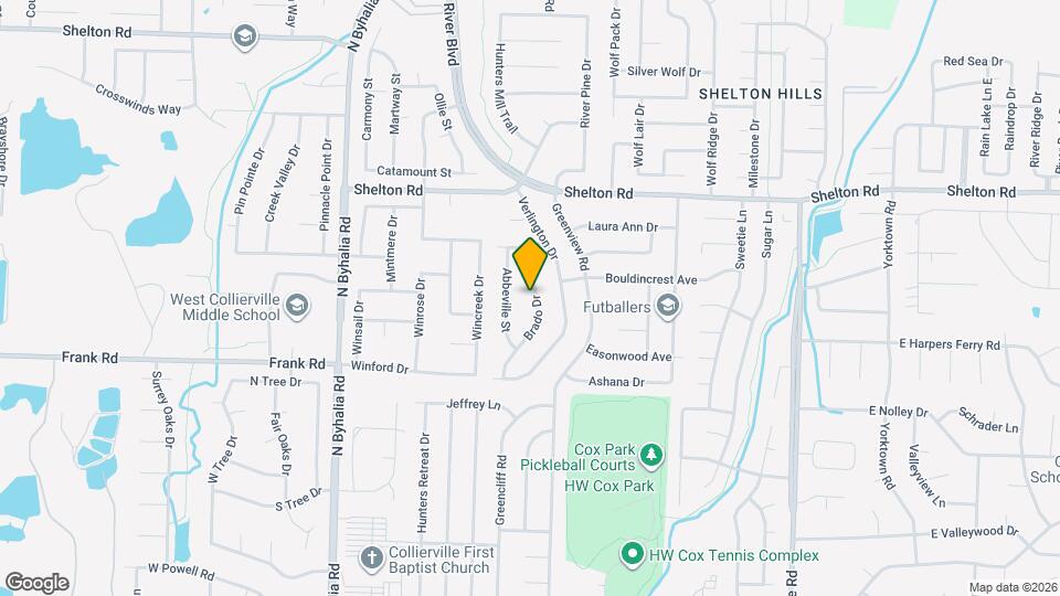 1155 Brado Dr Map and Location Details