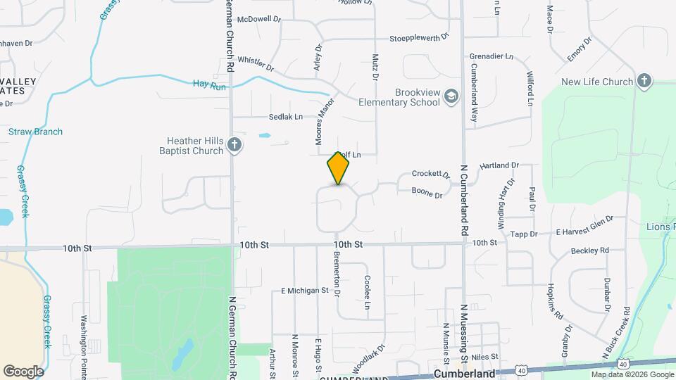 11309 Lynchburg Way Map and Location Details