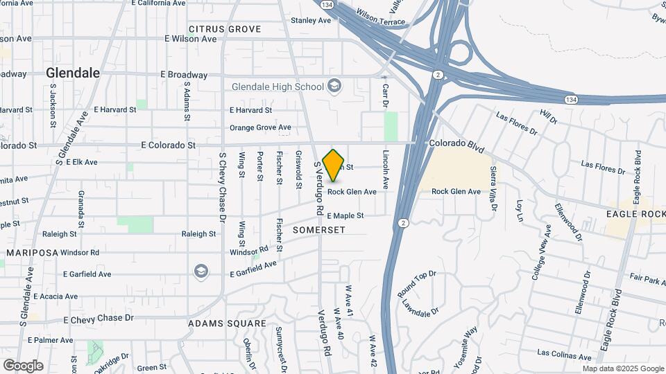 1417 Rock Glen Ave Mapa y Detalles de la Ubicación