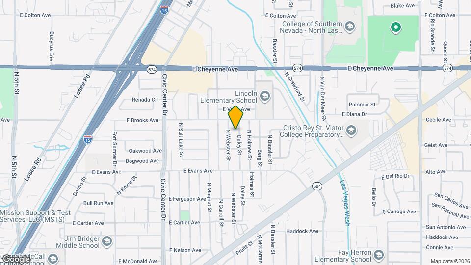 2925 Daley St Map and Location Details